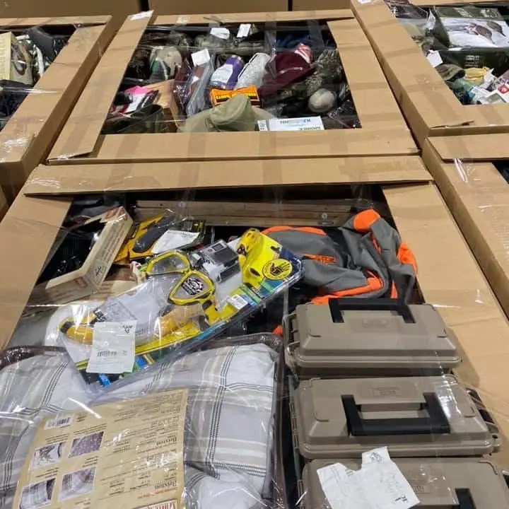 Hunting Fishing Pallet Wholesale